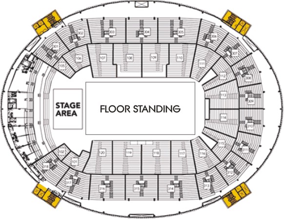 Hartwall Arena Helsinki - Standing